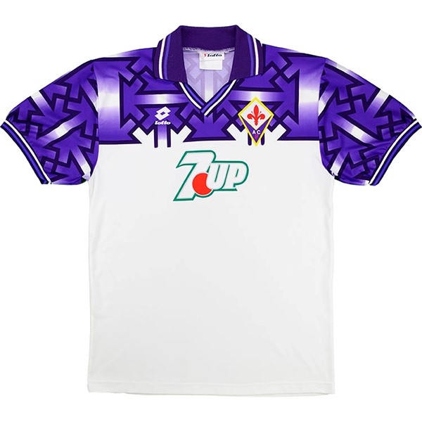 Tailandia Camiseta Fiorentina 2ª Kit Retro 1992 1993 Blanco
